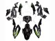 Kawasaki Z400 Motorrad Verkleidung 2018-2024 - Weiss Glanzendes Schwarz Grun