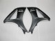 Suzuki GSXR 1000 Motorrad Verkleidung 2007-2008 - Glanzendes Schwarz Matt Schwarz Weiss