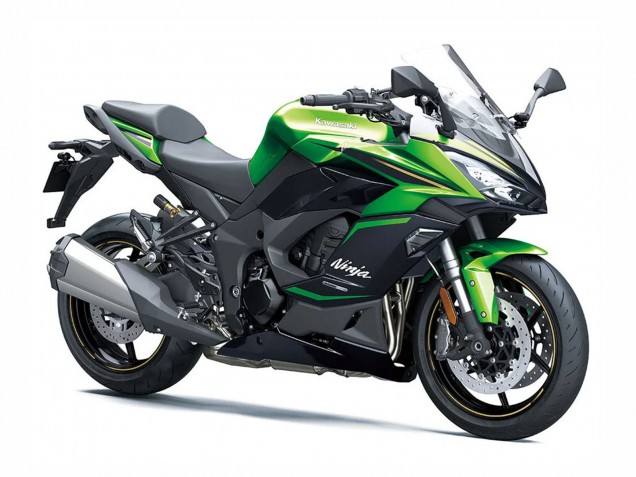 Kawasaki Z1000SX Motorrad Verkleidung 2020-2025 - Schwarz Grun Ninja