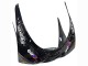 Kawasaki ZXR250 Motorrad Verkleidung 1989-1990 - Glanzendes Schwarz Grau Elf Touch4 Bridgestone