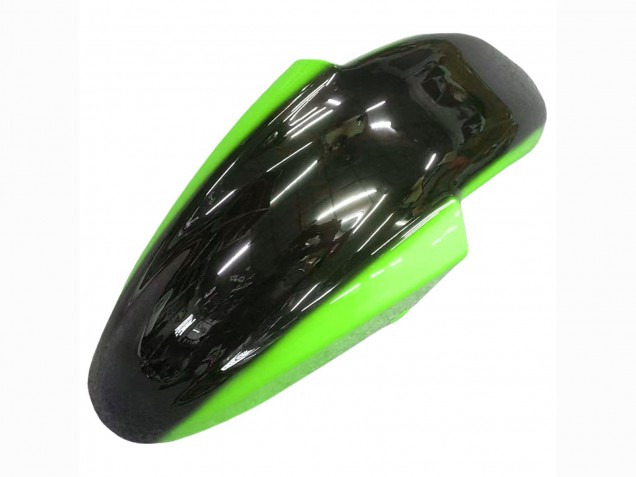 Kawasaki ZZR600 Motorrad Verkleidung 1998-2003 - Grun Glanzendes Schwarz Flamme