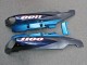Kawasaki ZZR1100 Motorrad Verkleidung 1993-2003 - Glanzendes Blau Grau