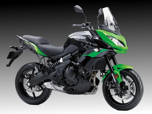 Kawasaki Versys 650 Motorrad Verkleidung 2015-2021 - Grun Schwarz VERSYS