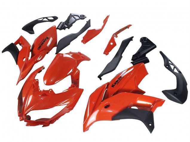 Kawasaki Versys 650 Motorrad Verkleidung 2015-2021 - Rot Matt Schwarz