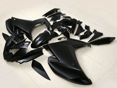 Yamaha FZ6R Motorrad Verkleidung 2009-2015 - Matt Schwarz