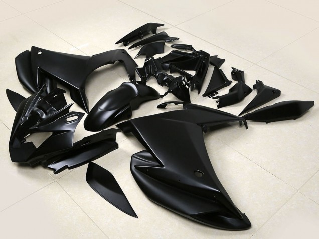 Yamaha FZ6R Motorrad Verkleidung 2009-2015 - Matt Schwarz