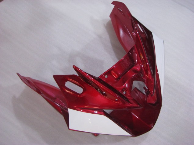 Yamaha FZ6R Motorrad Verkleidung 2009-2015 - Rot Weiss Schwarz