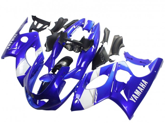 Yamaha YZF600R Thundercat Motorrad Verkleidung 1996-2007 - Blau Weiss Silber