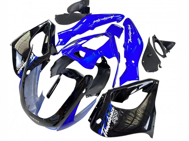 Yamaha YZF 1000R Thunderace Motorrad Verkleidung 1997-2007 - Blau Schwarz Thunderace