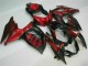 Suzuki GSXR 1000 Motorrad Verkleidung 2009-2016 - Rot Glanzendes Schwarz