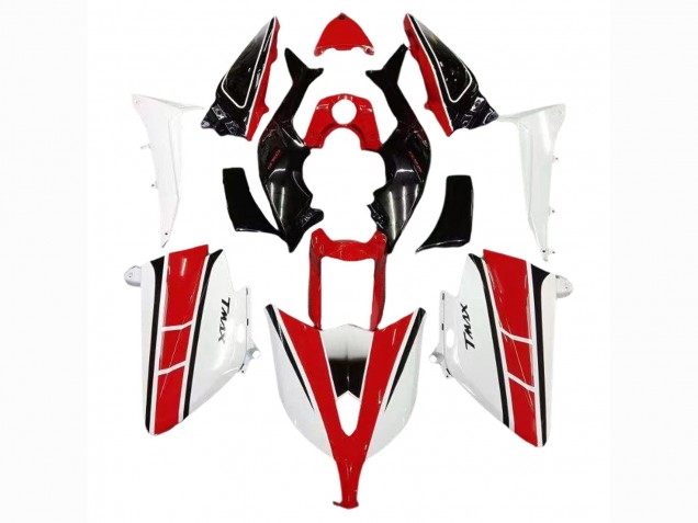 Yamaha TMAX530 Motorrad Verkleidung 2012-2014 - Rot Weiss Schwarz