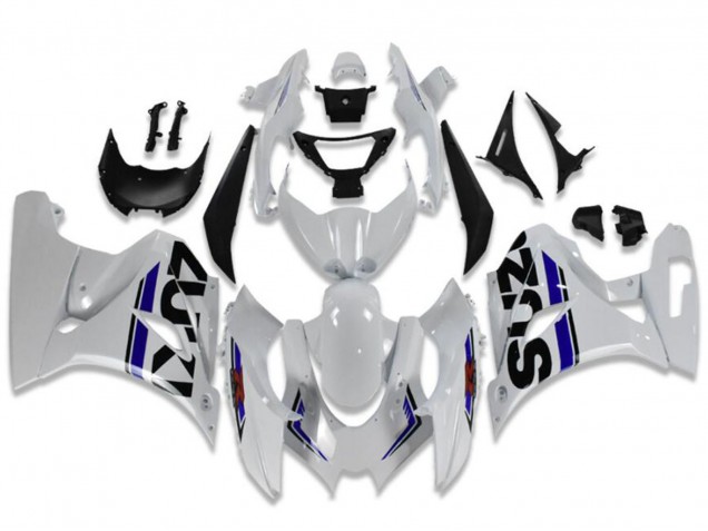 Suzuki GSXR 1000 Motorrad Verkleidung 2017-2024 - Weiss Blau Schwarz