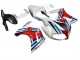 Suzuki SV650 Motorrad Verkleidung 2003-2013 - Weiss Rot Blau Martini