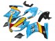 Suzuki SV650 Motorrad Verkleidung 2003-2013 - Blau Gelb Rot Silber Hai