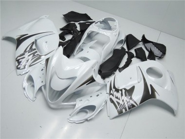 Suzuki GSXR 1300 Hayabusa Motorrad Verkleidung 2008-2020 - Weiss