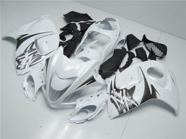Suzuki GSXR 1300 Hayabusa Motorrad Verkleidung 2008-2020 - Weiss