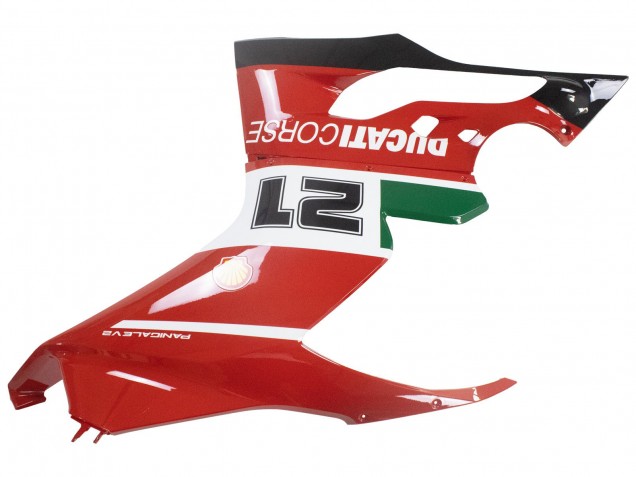 Ducati Panigale V2 Motorrad Verkleidung 2020-2024 - Weiss Rot Grun Matt Schwarz Corse 21