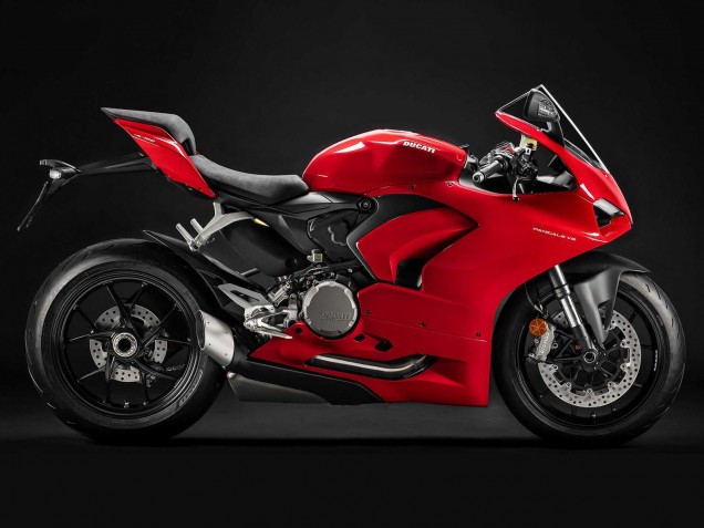 Ducati Panigale V2 Motorrad Verkleidung 2020-2024 - Rot Matt Schwarz
