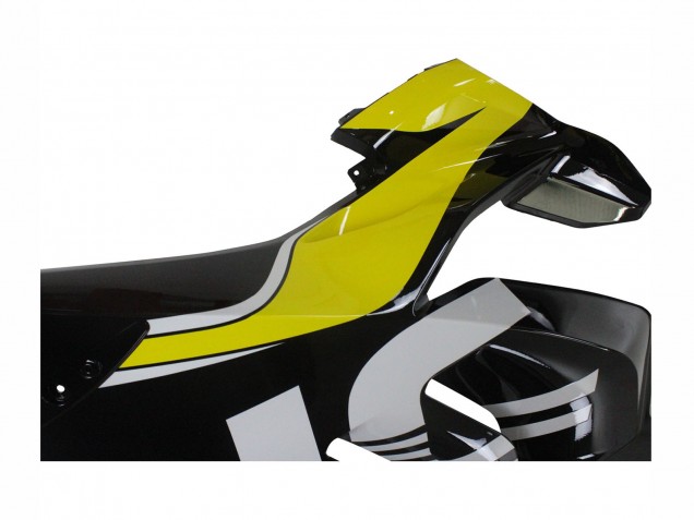 Ducati Panigale V4 V4S Motorrad Verkleidung 2020-2021 - Gelb Weiss Glanzendes Schwarz