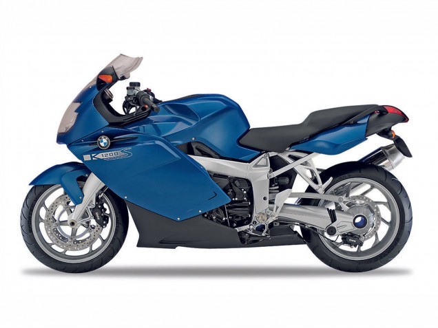 BMW K1200S Motorrad Verkleidung 2005-2010 - Dunkel Blau Schwarz