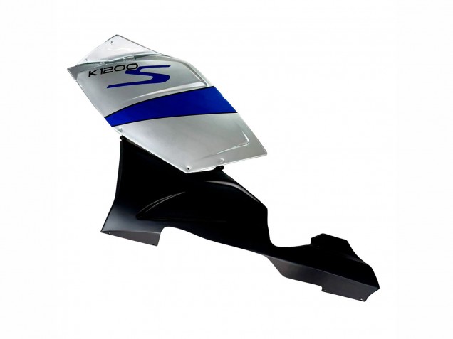 BMW K1200S Motorrad Verkleidung 2005-2010 - Silber Blau Schwarz