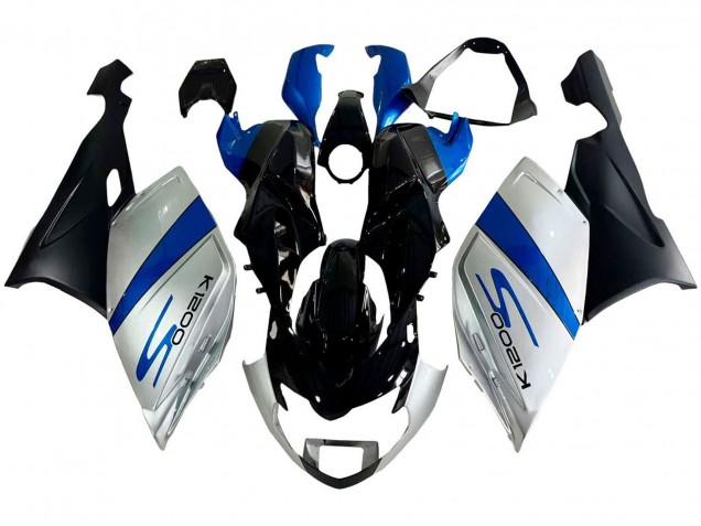 BMW K1200S Motorrad Verkleidung 2005-2010 - Silber Blau Schwarz