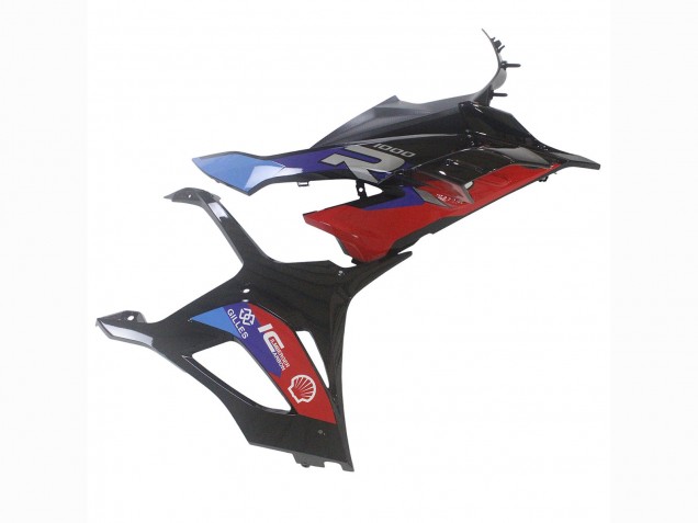 BMW S1000RR Motorrad Verkleidung 2023-2024 - Schwarz Blau Rot