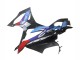 BMW S1000RR Motorrad Verkleidung 2023-2024 - Schwarz Blau Rot