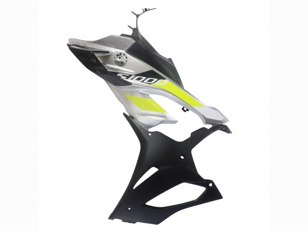 BMW S1000RR Motorrad Verkleidung 2023-2024 - Silber Matt Schwarz Limetten Grun