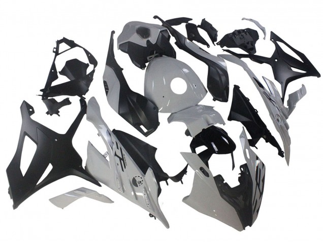 BMW S1000RR Motorrad Verkleidung 2023-2024 - Nardo Grau Matt Schwarz