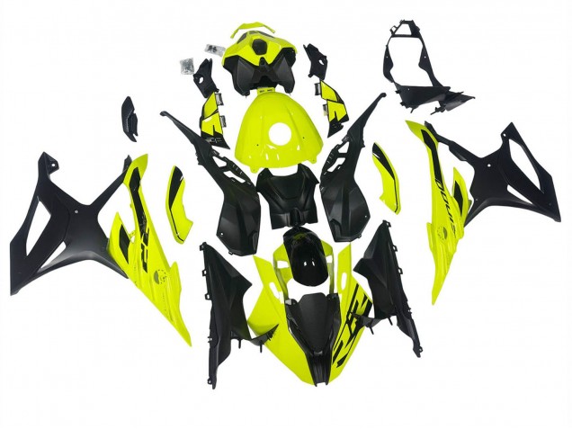BMW S1000RR Motorrad Verkleidung 2023-2024 - Gelb Schwarz