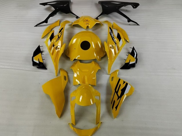 BMW S1000RR Motorrad Verkleidung 2023-2024 - Glanzendes Gelb