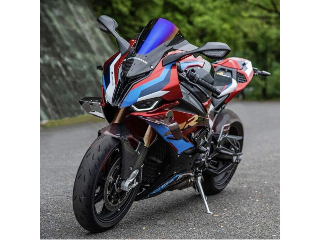 BMW S1000RR Motorrad Verkleidung 2019-2022 - Schwarz Rot Blau