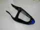 Kawasaki ZX6R Motorrad Verkleidung 2000-2002 - Blau Glanzendes Schwarz Elf Bridgestone