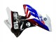 BMW S1000RR Motorrad Verkleidung 2015-2016 - Weiss Rot Blau Schwarz