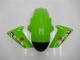Kawasaki ZX6R Motorrad Verkleidung 2005-2006 - Grun Glanzendes Schwarz Elf