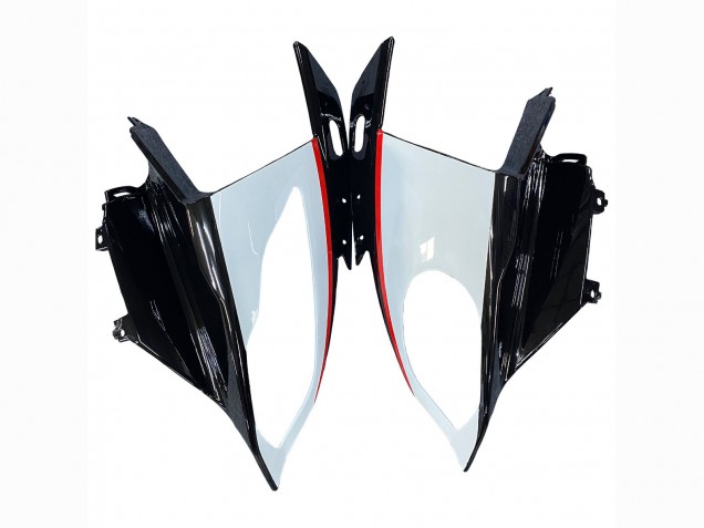 BMW S1000RR Motorrad Verkleidung 2015-2016 - Weiss Schwarz Carbonfaser
