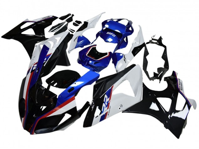 BMW S1000RR Motorrad Verkleidung 2009-2014 - Weiss Rot Blau Schwarz
