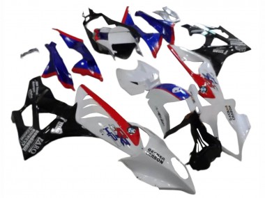 BMW S1000RR Abs Verkleidungen 2009-2014 - Weiss Rot Blau Glanzendes Schwarz