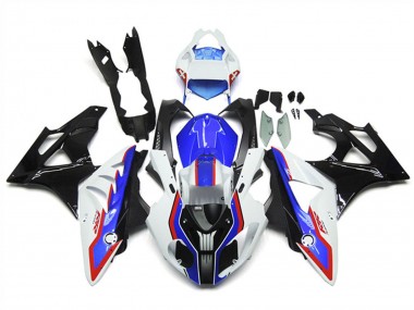 BMW S1000RR Motorrad Verkleidung 2009-2014 - Weiss Rot Blau Glanzendes Schwarz Carbonfaser RR