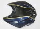 BMW S1000RR Motorrad Verkleidung 2009-2014 - Silber Blau Glanzendes Schwarz