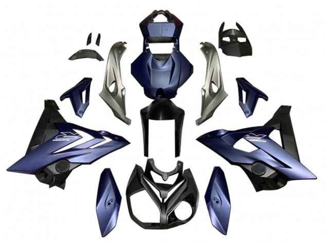 BMW S1000R Motorrad Verkleidung 2014-2016 - Matt Dunkel Blau