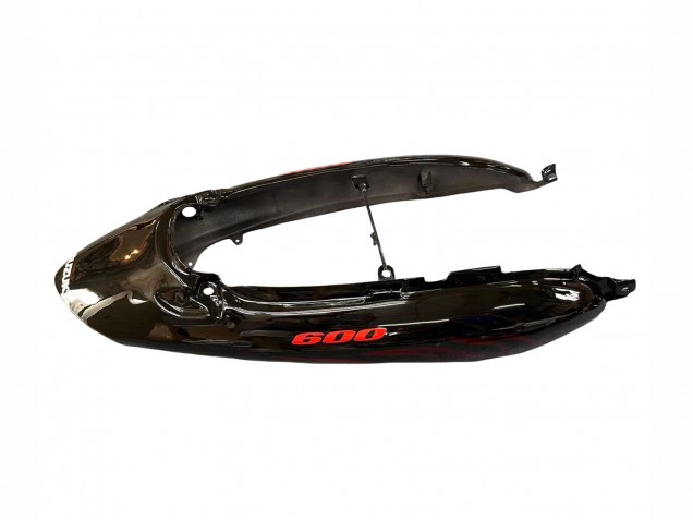 Suzuki GSX600F/GSX750F Motorrad Verkleidung 2004-2006 - Glanzendes Schwarz Rot Flamme