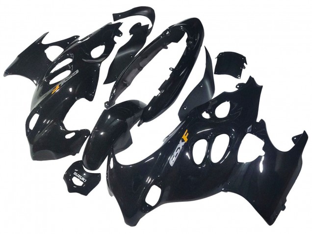 Suzuki GSX600F/GSX750F Motorrad Verkleidung 2004-2006 - Glanzendes Schwarz