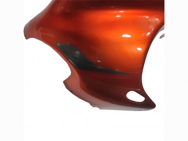 Suzuki GSX600F/GSX750F Motorrad Verkleidung 2004-2006 - Burnt Orange Weiss Logo