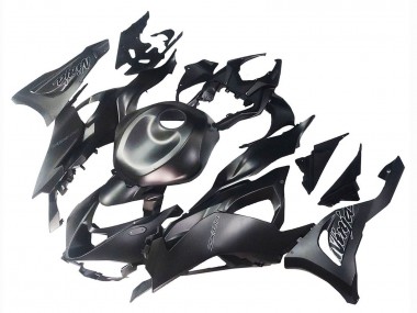 Kawasaki ZX6R Motorrad Verkleidung 2023-2025 - Matt Schwarz