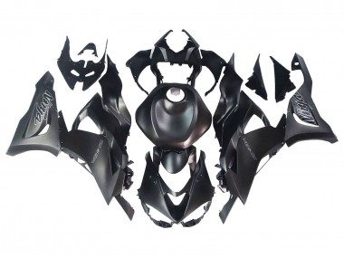 Kawasaki ZX6R Motorrad Verkleidung 2023-2025 - Matt Schwarz