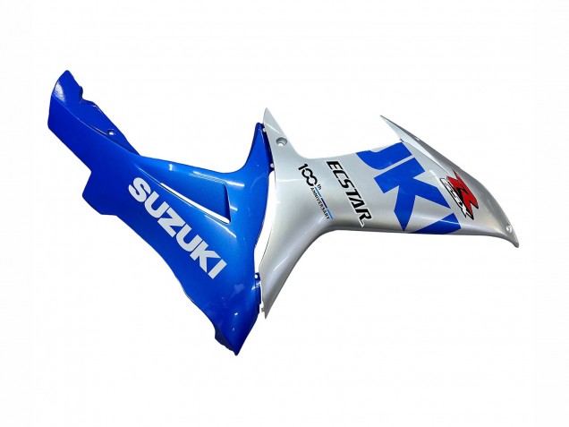 Suzuki GSXR 600 / GSXR 750 Motorrad Verkleidung 2011-2024 - Blau Silber Ecstar