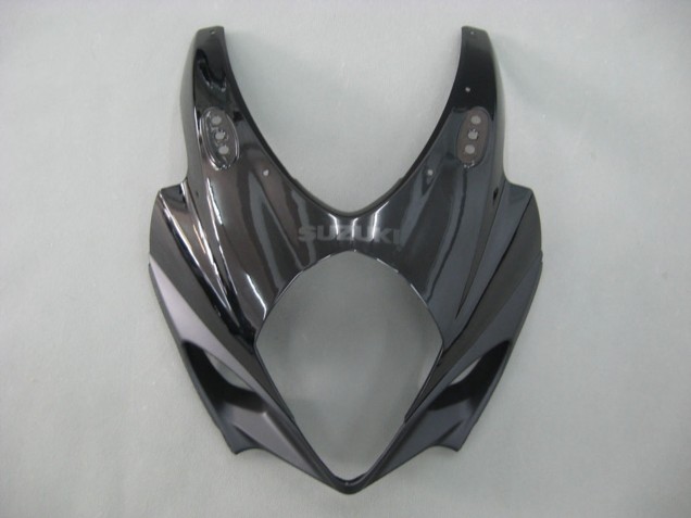 Suzuki GSXR 1000 Motorrad Verkleidung 2007-2008 - Matt Schwarz Glanzendes Schwarz