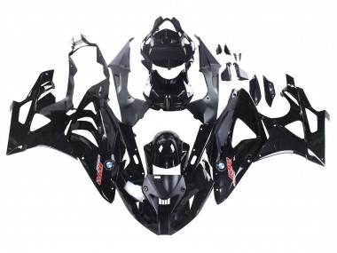 BMW S1000RR Motorrad Verkleidung 2009-2014 - Glanzendes Schwarz